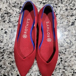 Rothy's The Point sz 9 Chili